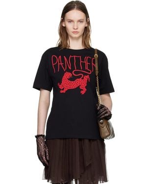 Valentino Printed Cotton T-Shirt - Red