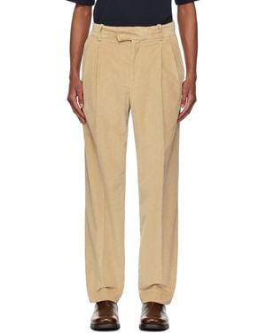 Drole de Monsieur ベージュ Le Pantalon Golfeur コーデュロイパンツ - ナチュラル