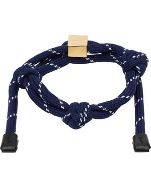 Miu Miu Cord Bracelet - Blue