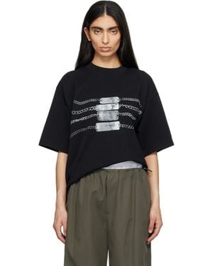 Alexander Wang Oversized Graphic T-Shirt - Black