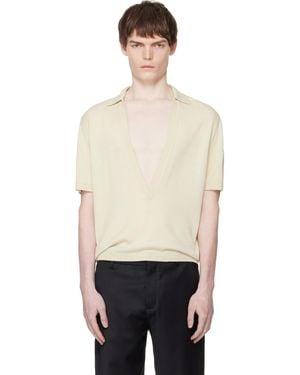 Louis-Gabriel Nouchi Off- Short-Sleeved Polo - Black