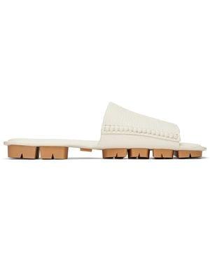 Bottega Veneta Off- Shore Sandals - Black