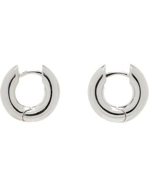 Sophie Buhai Medium Bagel Hoop Earrings - Black