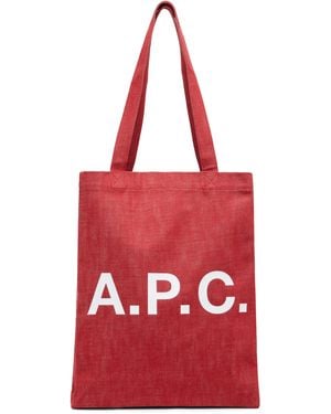 A.P.C. Lou Tote - Red