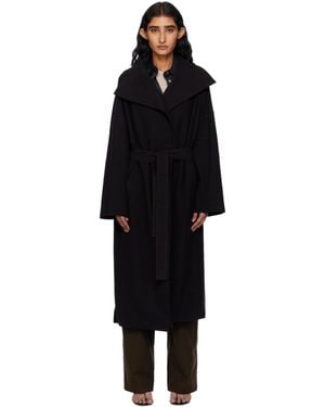 GIA STUDIOS Grace Long Coat - Black