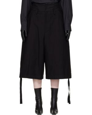 Yohji Yamamoto Bermuda Shorts - Black
