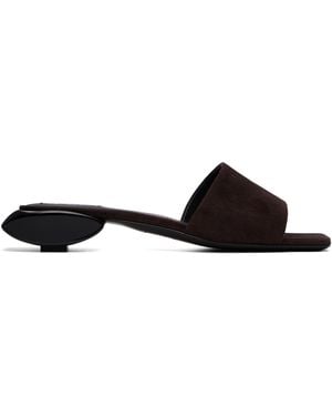 Alaïa Ellipse Mule Sandals - Black