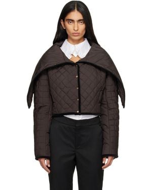FIDAN NOVRUZOVA Chad Quilted Puffer Jacket - Black
