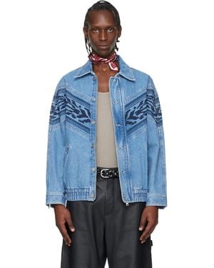 Isabel Marant Julian Denim Jacket - Blue