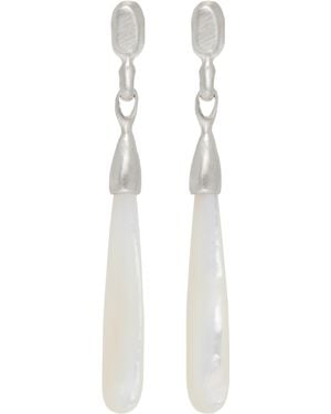 Dunton Ellerkamp Mother Of Pearl Drop Earrings - Black