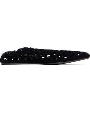 Alaïa Neo Vienne Slipper Loafers - Black