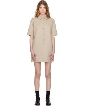 A.P.C. Poly Mini Dress - Black