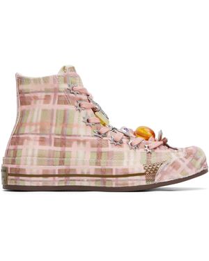 Collina Strada Converse Edition Chuck 70 Hi Trainers - Pink