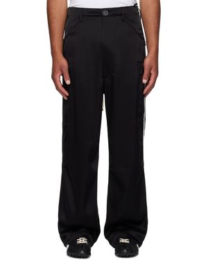 Peter Do Pantalon Cargo Matt Noir