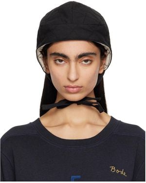 Bode Bloomstein Quilted Cap - Blue