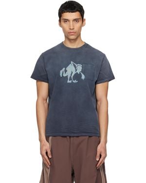 ERL Puke T-Shirt - Blue