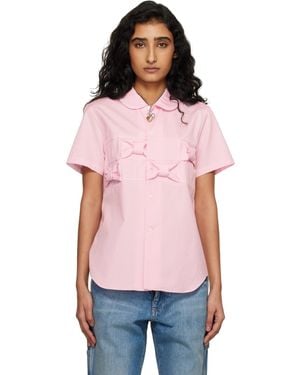 Comme des Garçons Cotton Broad Shirt - Red