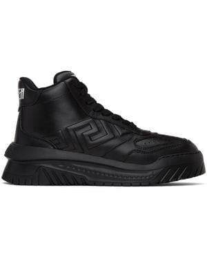 Versace Odissea High-Top Trainers - Black