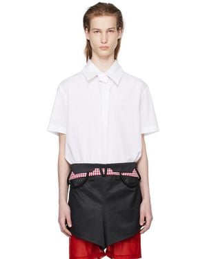 OLLY SHINDER Vanishing Tie Shirt - White