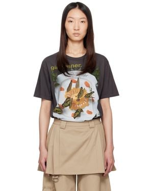 Collina Strada Rhinestone T-Shirt - Multicolour