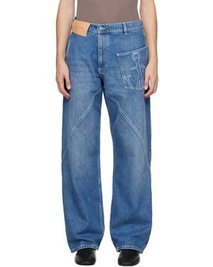 JW Anderson Twisted Workwear Jeans - Blue