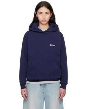 Dime ネイビー Classic Small Logo フーディ - ブルー