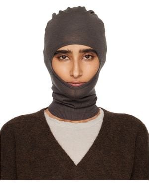 Rick Owens Concordians Skull Balaclava - Grey