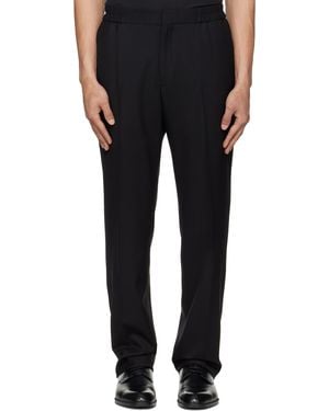 Paul Smith ブラック 'A Suit To Travel In' Elasticated-Waist トラウザーズ