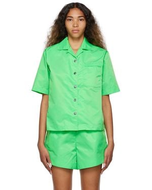 REMAIN Birger Christensen Green Storm Shirt