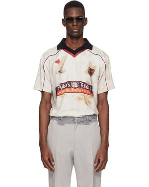 ANDERSSON BELL Dust Printed Football Jersey T-Shirt - Multicolour