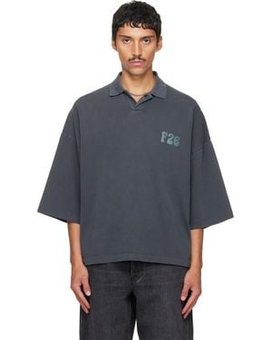 Fear Of God Cropped Polo - Blue
