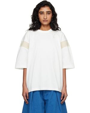 YMC T-Shirt De Planchiste Blanc Cassé