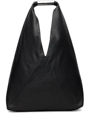MM6 by Maison Margiela Jewel Handle Classic Tote - Black