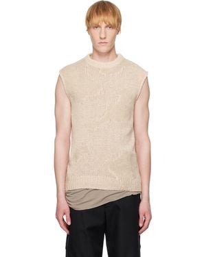 HELIOT EMIL Ophiolite Knit Vest - Black