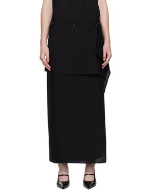 La Collection Jupe Longue Hailey Noire