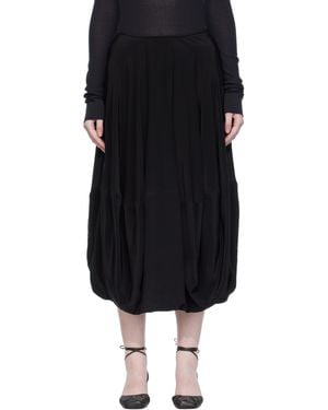 Lemaire Balloon Maxi Skirt - Black