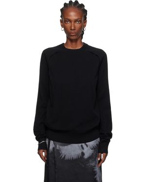 Ann Demeulemeester Ulu Cut-Out Jumper - Black