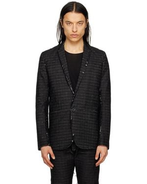 Label Under Construction Formal Blazer - Black