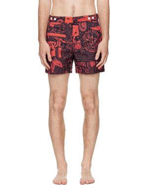 Vivienne Westwood Classic Boxer Swim Shorts - Red