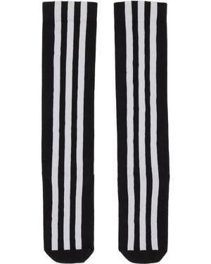 Y-3 ブラック ストライプ ソックス