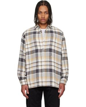 Nanamica Heavy Flannel Shirt - Black