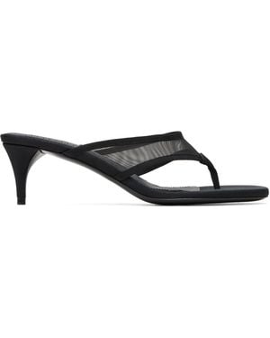 Alaïa Infra 55 Heeled Sandals - Black