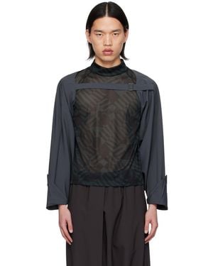 Issey Miyake Tetra Cardigan - Black