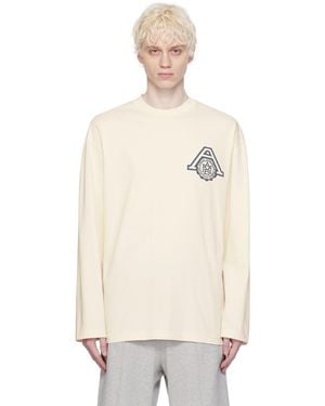 【関税込み】Ambush ホワイト＆レッド ラグラン 長袖Tシャツ 関税込み】Ambush ホワイト＆レッド ラグラン 長袖Tシャツ