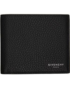 Givenchy Grained Leather Wallet - Black