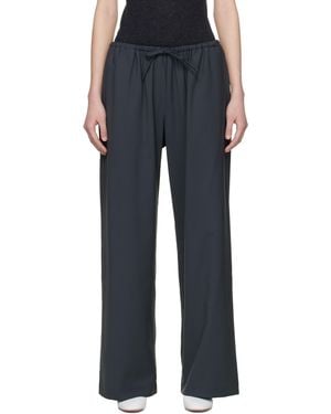 Cordera Tailored Drawstring Pants - Black