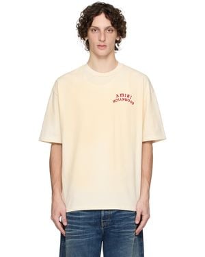 Amiri オフホワイト Hollywood' オーバーサイズ Tシャツ - ブルー