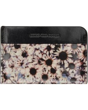 Dries Van Noten Leather Card Holder - Metallic