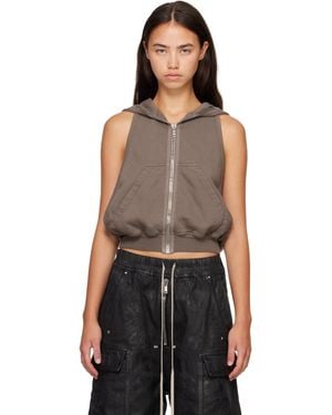 Rick Owens Tower Cyclops Sl Hoodie - Black