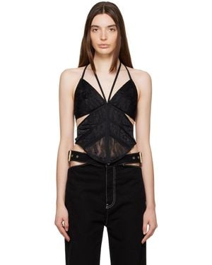 Dion Lee Camo Corset - Black